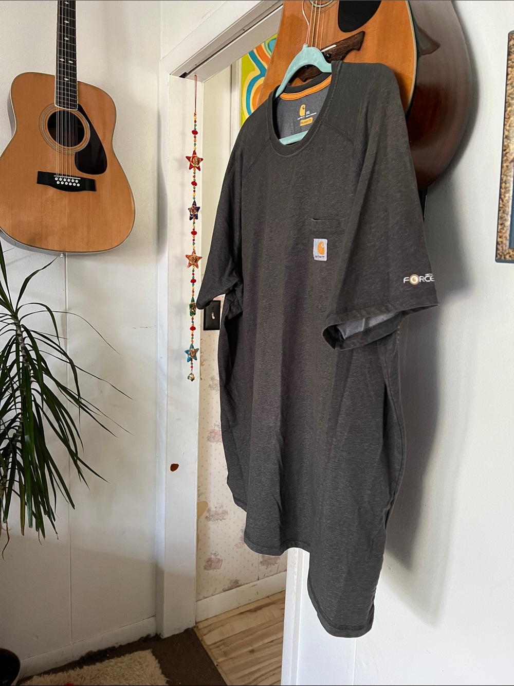Carhartt Short Sleeve Pocket Tee in Charcoal Gray Men’s size 2XL